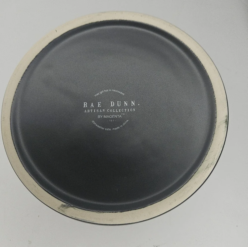 Rae Dunn Artisan Collection Dog Cat Food Water Bowls Set